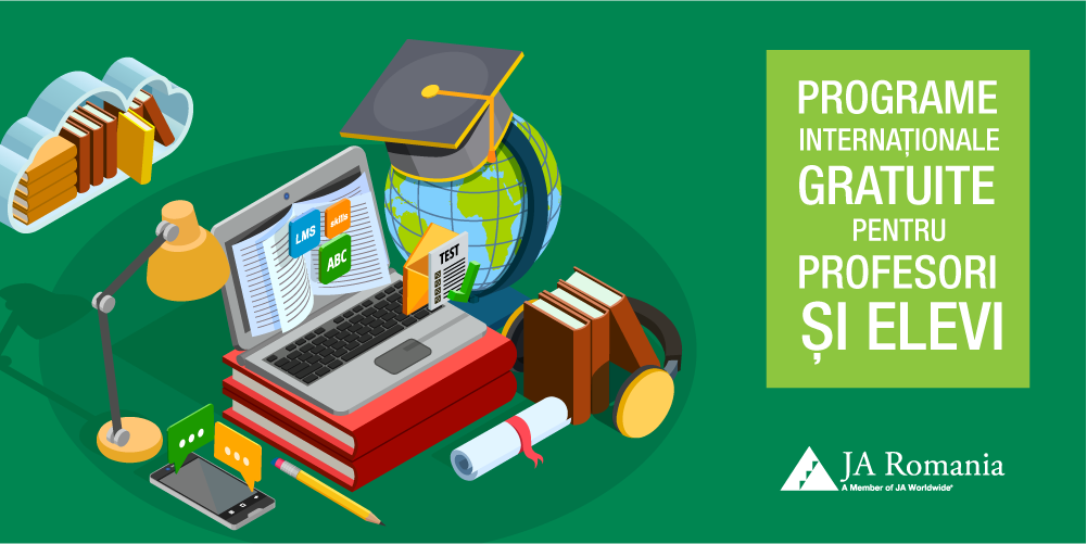 Programe și proiecte educaționale oferite gratuit școlilor de  Junior Achievement România