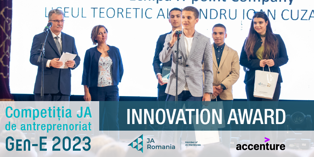 ECHIPE DE TINERI PREMIATE DE ACCENTURE ROMÂNIA PENTRU  INOVAȚIA ÎN AFACERILE PILOT–H-POINT COMPANY ȘI Q-SORT