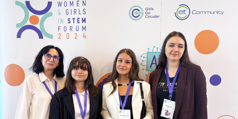 O nouă ediție a proiectului Girls Go Circular, prin care elevii de liceu dobândesc abilități digitale și antreprenoriale și se familiarizează cu sustenabilitatea și domeniile STEM