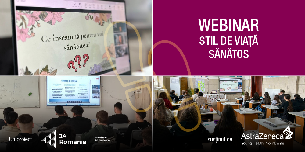 JA Romania și AstraZeneca au derulat cea de-a cincea ediție a activității Our journey starts with a step for sustainability, prin programul de încurajare a unui stil de viață sănătos