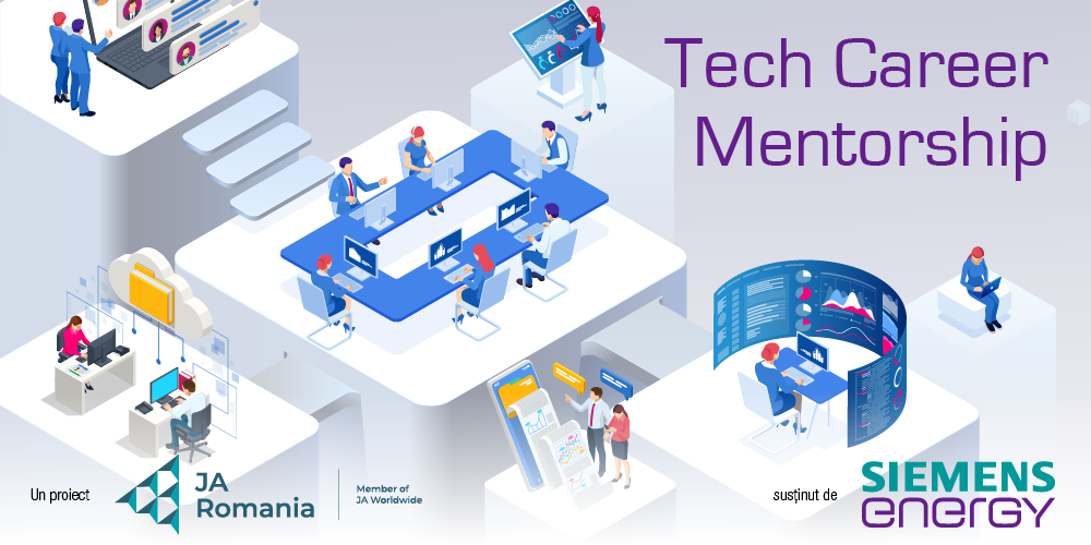 Elevii de liceu accesează experiențe practice de orientare profesională în proiectul Tech Career Mentorship cu susținerea Siemens Energy