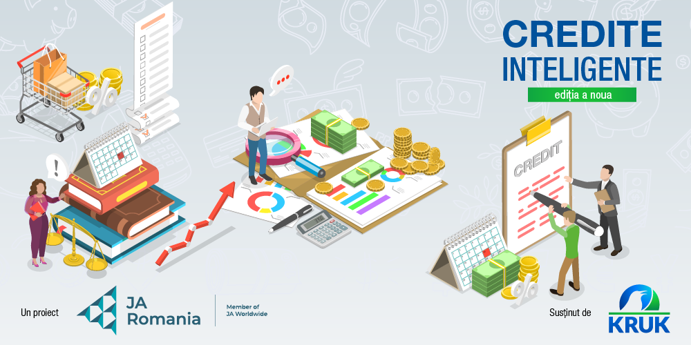 Peste 1.700 de elevi au beneficiat de educație financiară în cea de-a noua ediție a proiectului Credite inteligente™, derulat de Junior Achievement și KRUK România