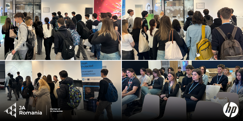 Workshop HP pentru liceeni bucureșteni: 25 de elevi au învățat principiile moderne de muncă în echipă și comunicare