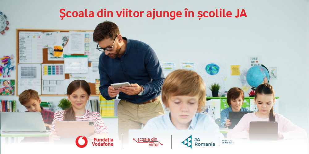 Școala din viitor ajunge în școlile JA